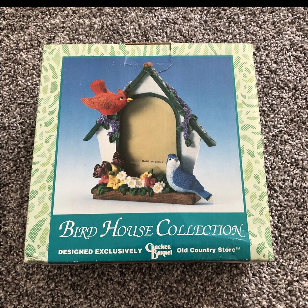 Cracker Barrel: Bird House Collection Picture Frame - NEW